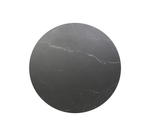Origin 42" Round Stone Table Top Royal Black